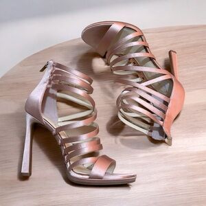 Jessica Simpson satin elegant heels